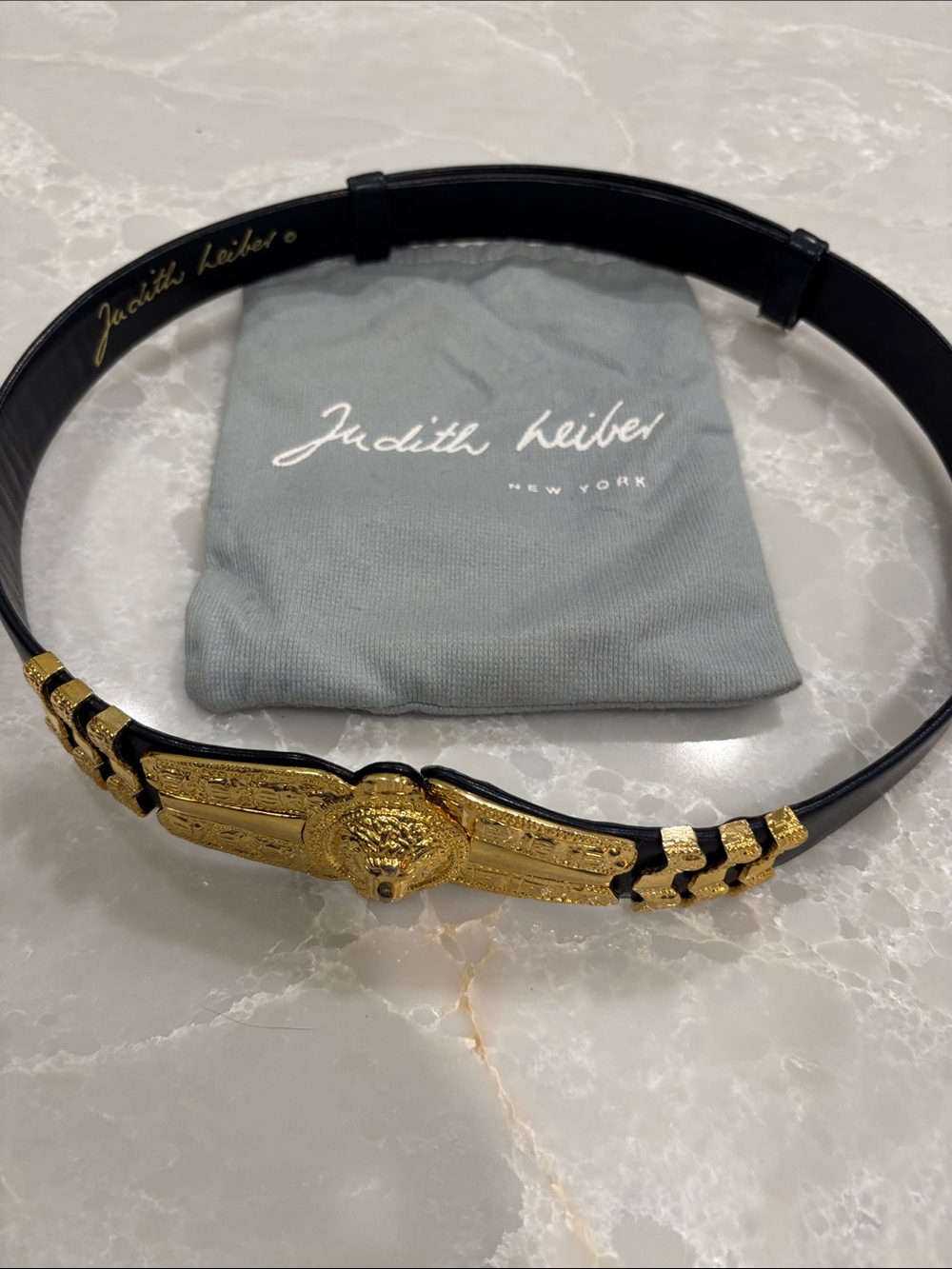 Vintage Judith Leiber Lion Cinch Belt - Picture 5 of 5